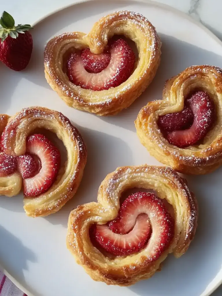 Strawberry Palmiers