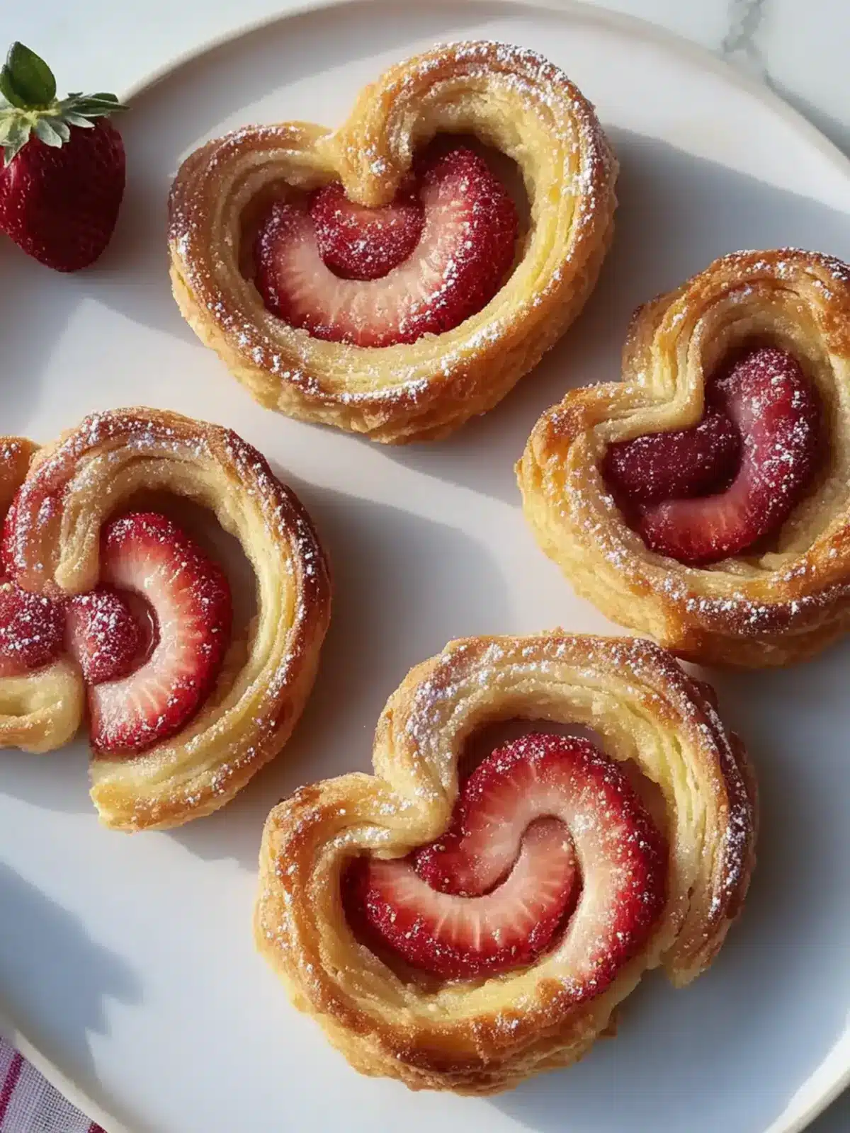 Strawberry Palmiers