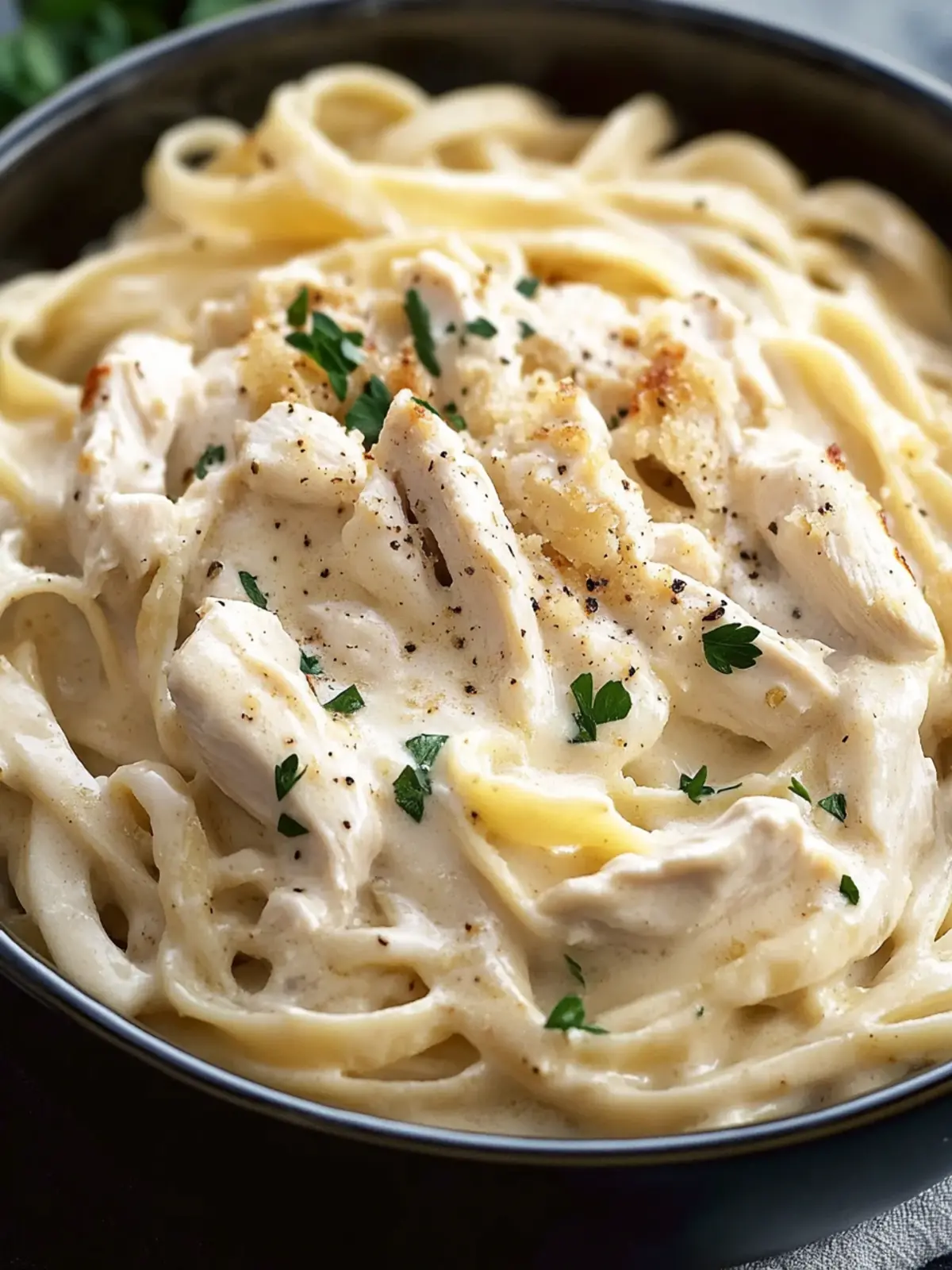 Crockpot Chicken Alfredo