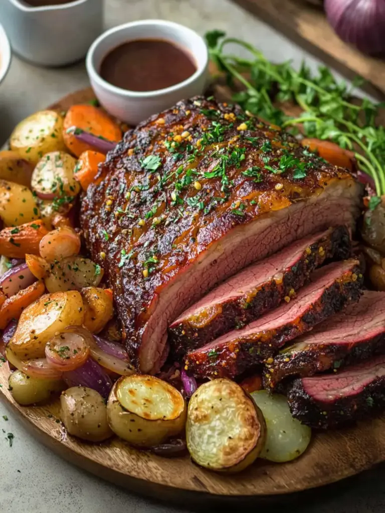 Corned Beef Brisket with Roasted Vegetables