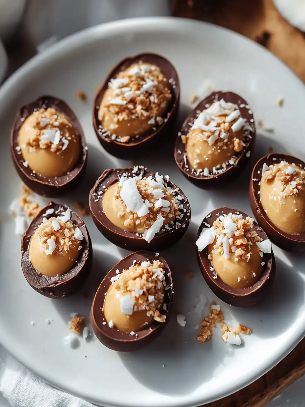 Irresistible No-Bake Vegan Peanut Butter Eggs with Coconut Oil 4 No-Bake Vegan Peanut Butter Eggs with Coconut Oil