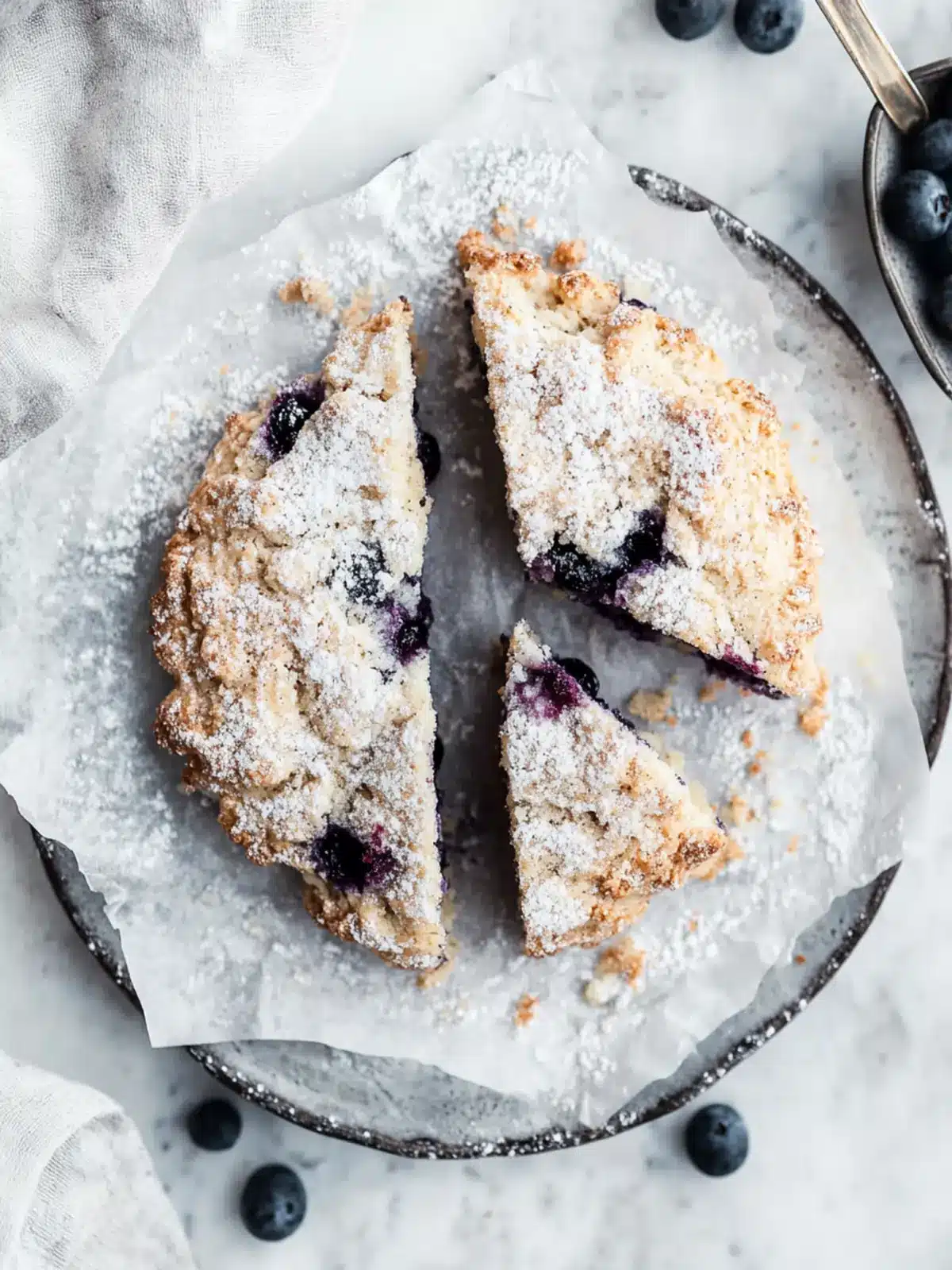 Blueberry Streusel Scones