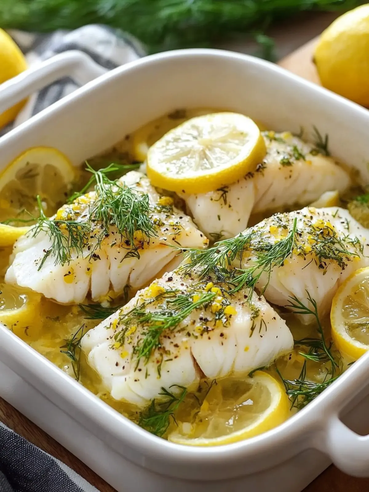 Lemon Dill Baked Cod: Elevate Dinner in Just 30 Minutes 4 Lemon Dill Baked Cod