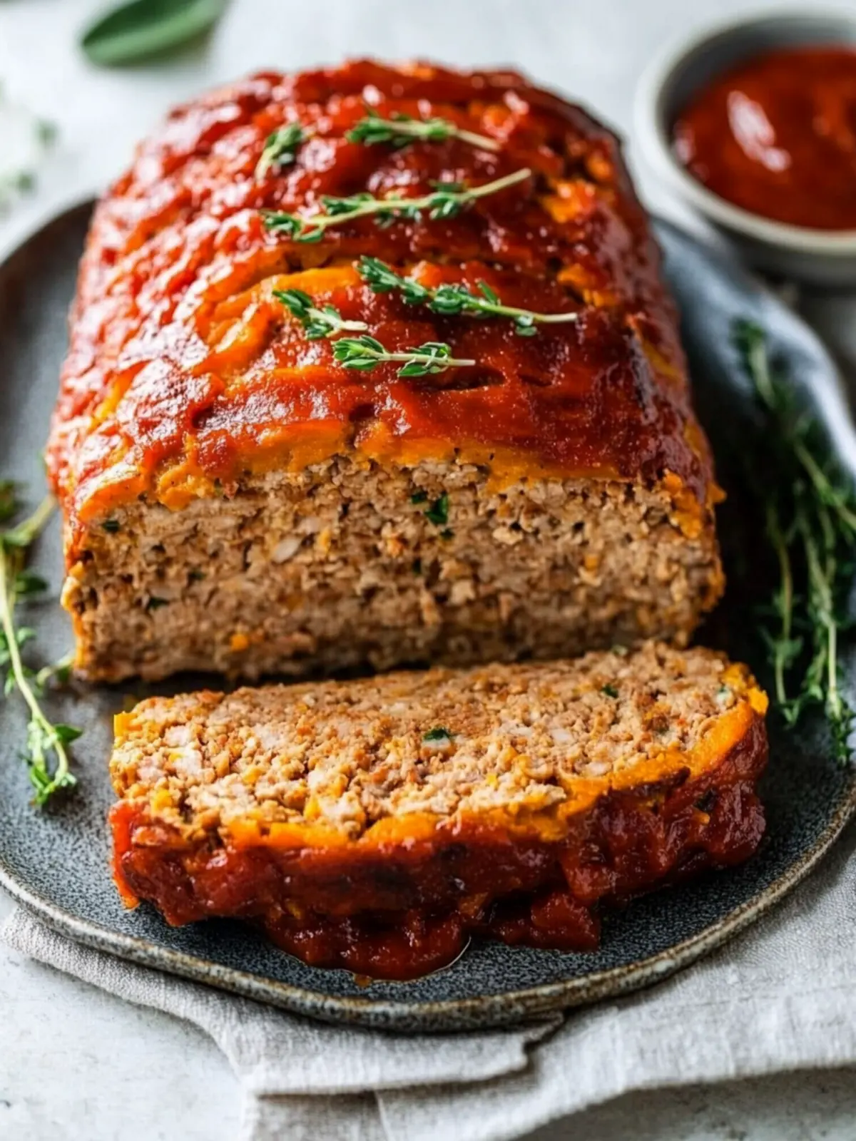 Sweet Potato Turkey Meatloaf