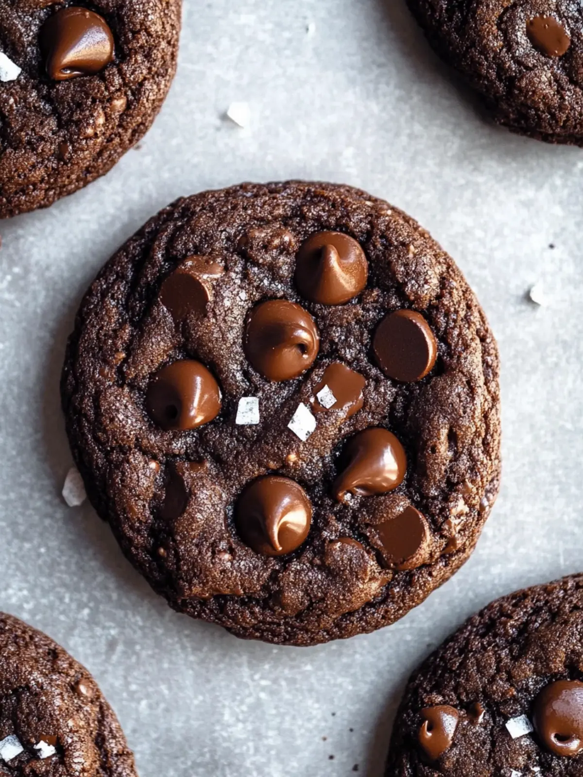 Bakery Style Double Chocolate Chip Cookies