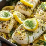 Lemon Dill Baked Cod