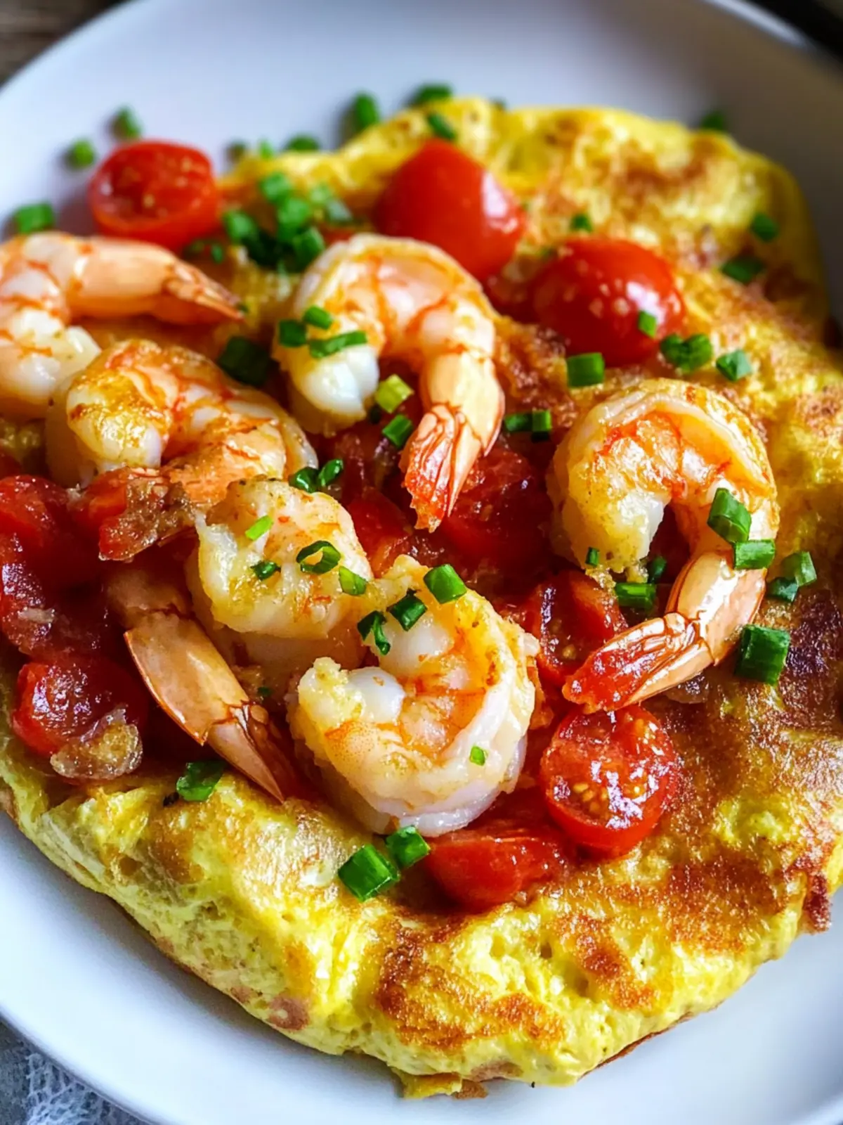 Shrimp Omelet