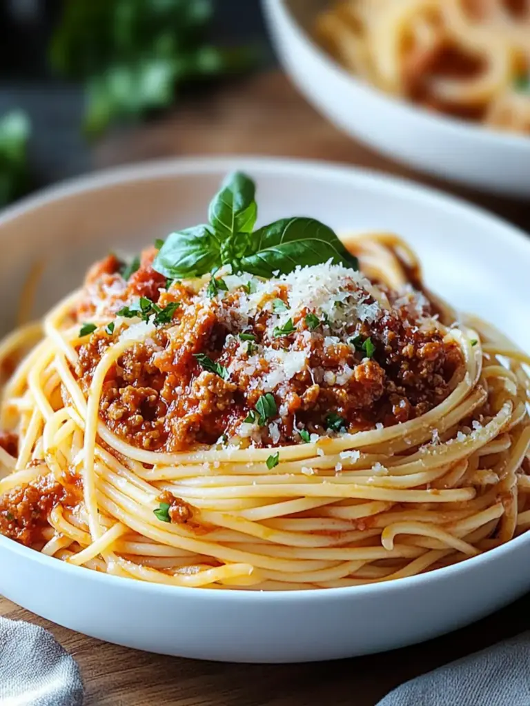 Classic Spaghetti Bolognese