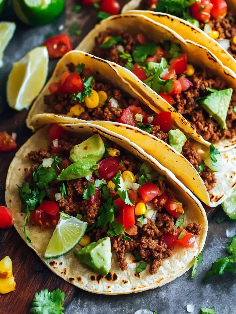 Ground Beef Tacos