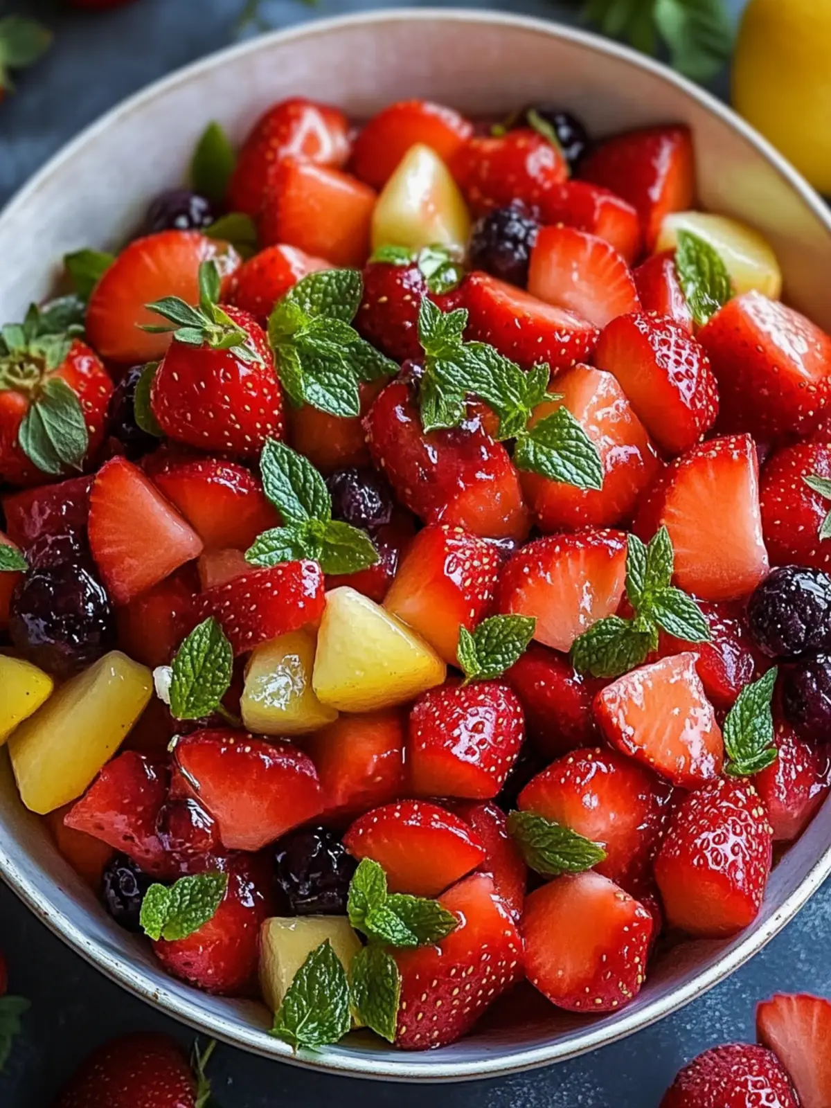 Refreshing Strawberry Lemonade Fruit Salad That’s Perfectly Sweet 5 Strawberry Lemonade Fruit Salad