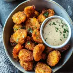 Fried King Oyster Mushroom Bites