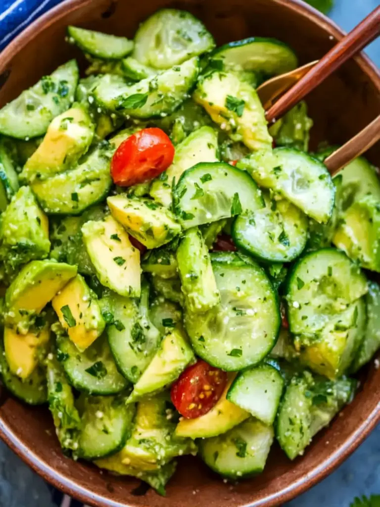 Avocado Cucumber Salad Recipe
