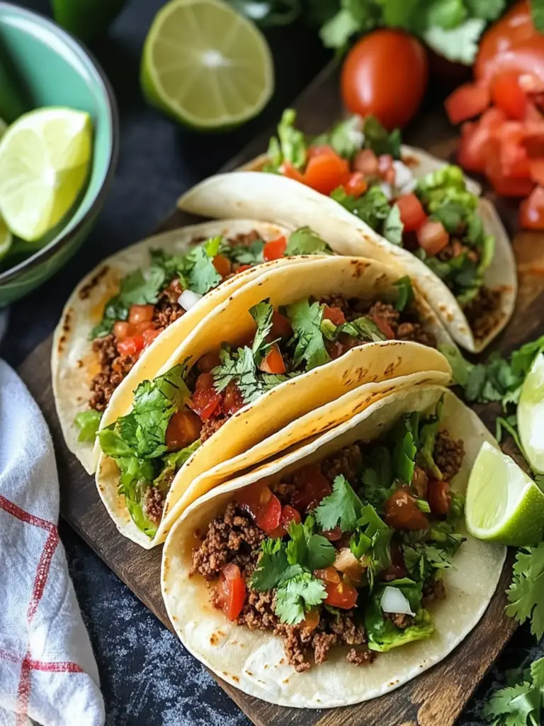 Ground Beef Tacos