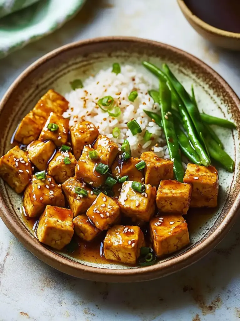 Crispy Maple Tofu