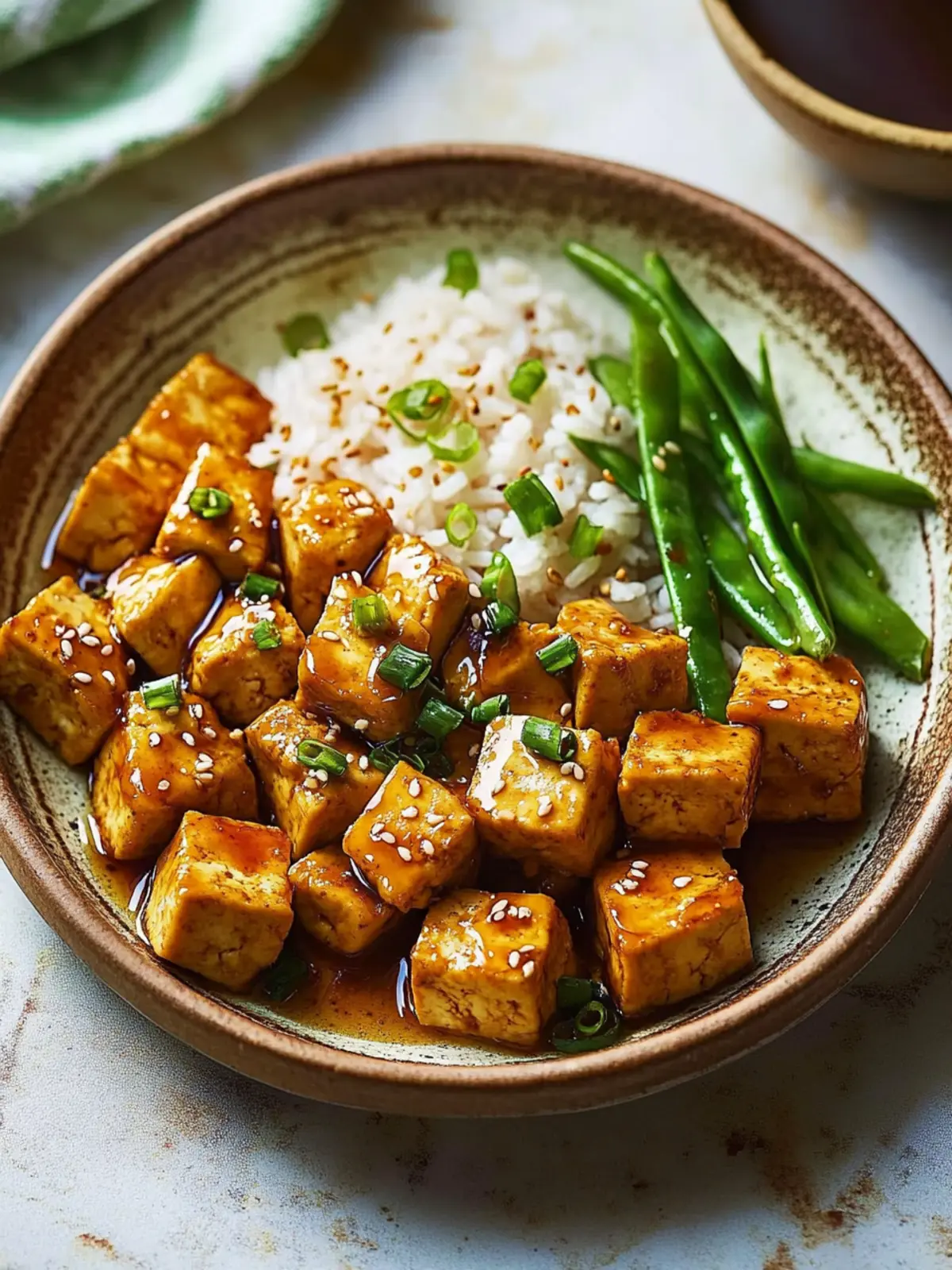 Crispy Maple Tofu