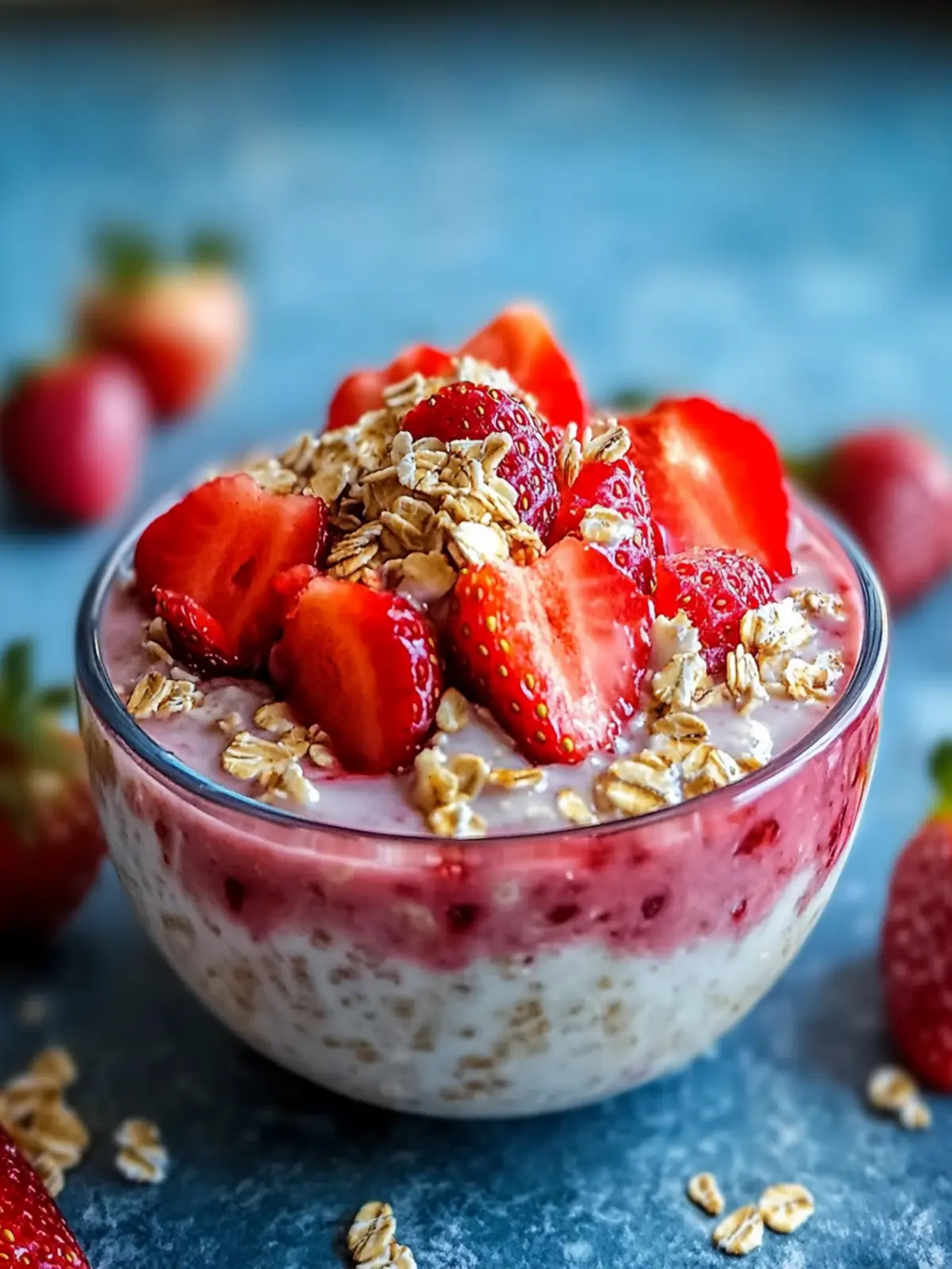 Strawberry Overnight Oats