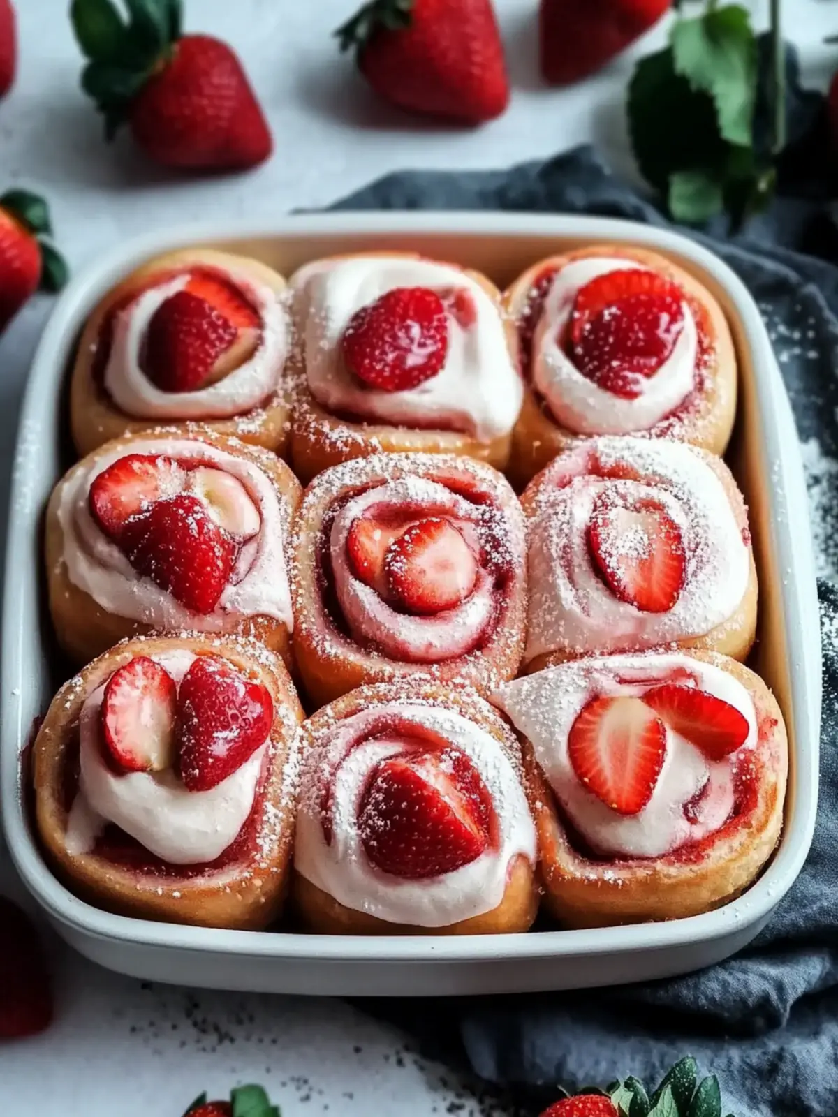 Vegan Strawberry Sweet Rolls Recipe