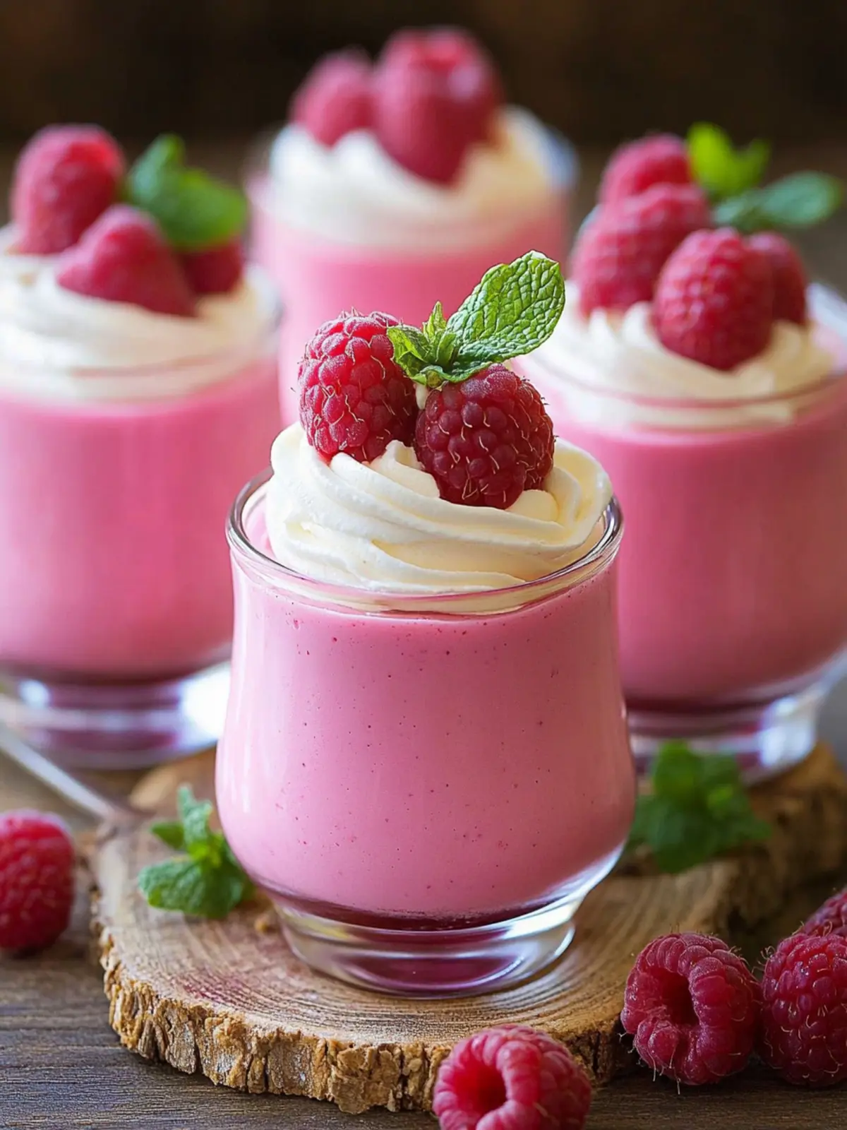Raspberry Cheesecake Mousse- For mother's day dessert