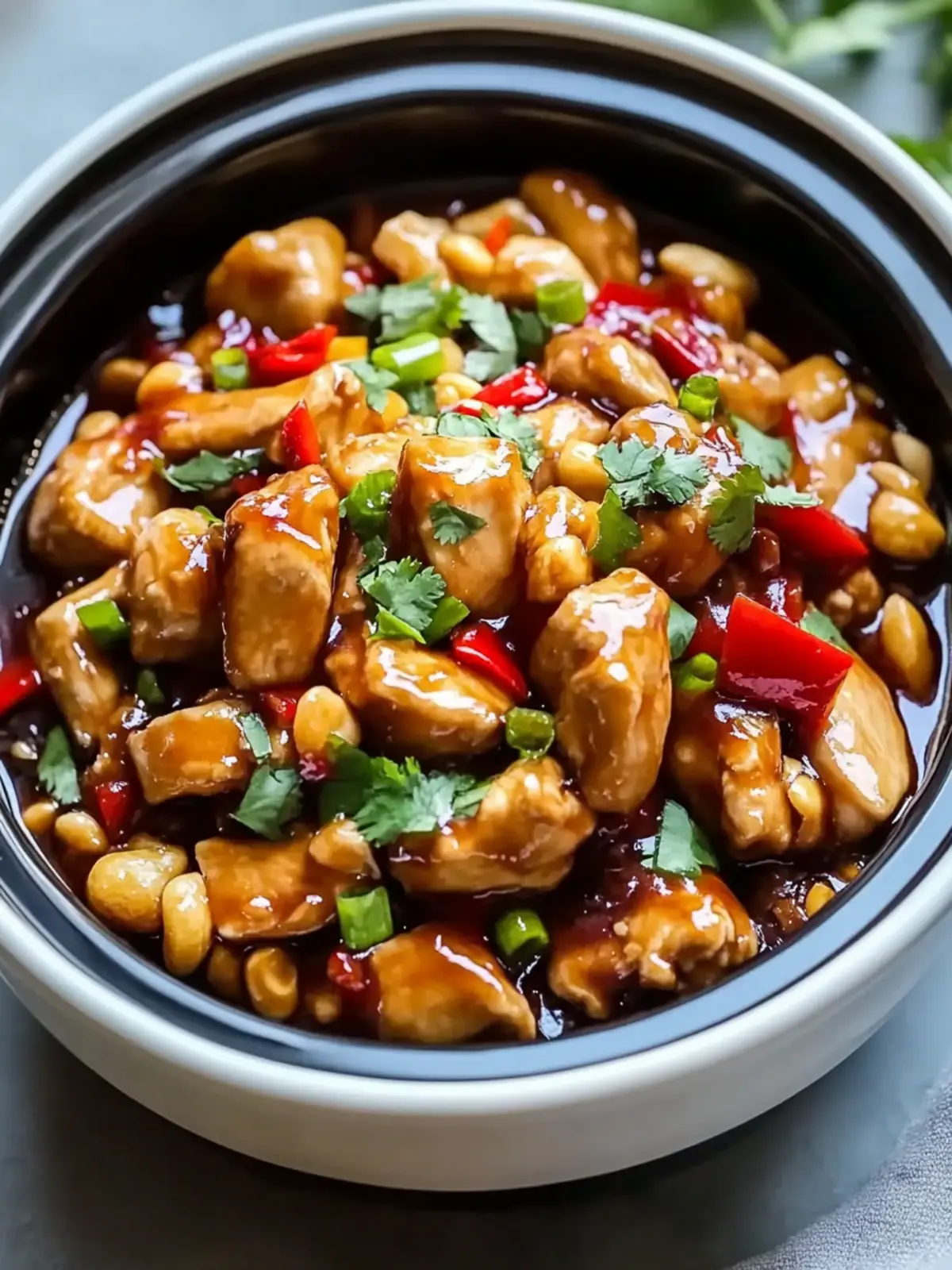 Crockpot Kung Pao Chicken