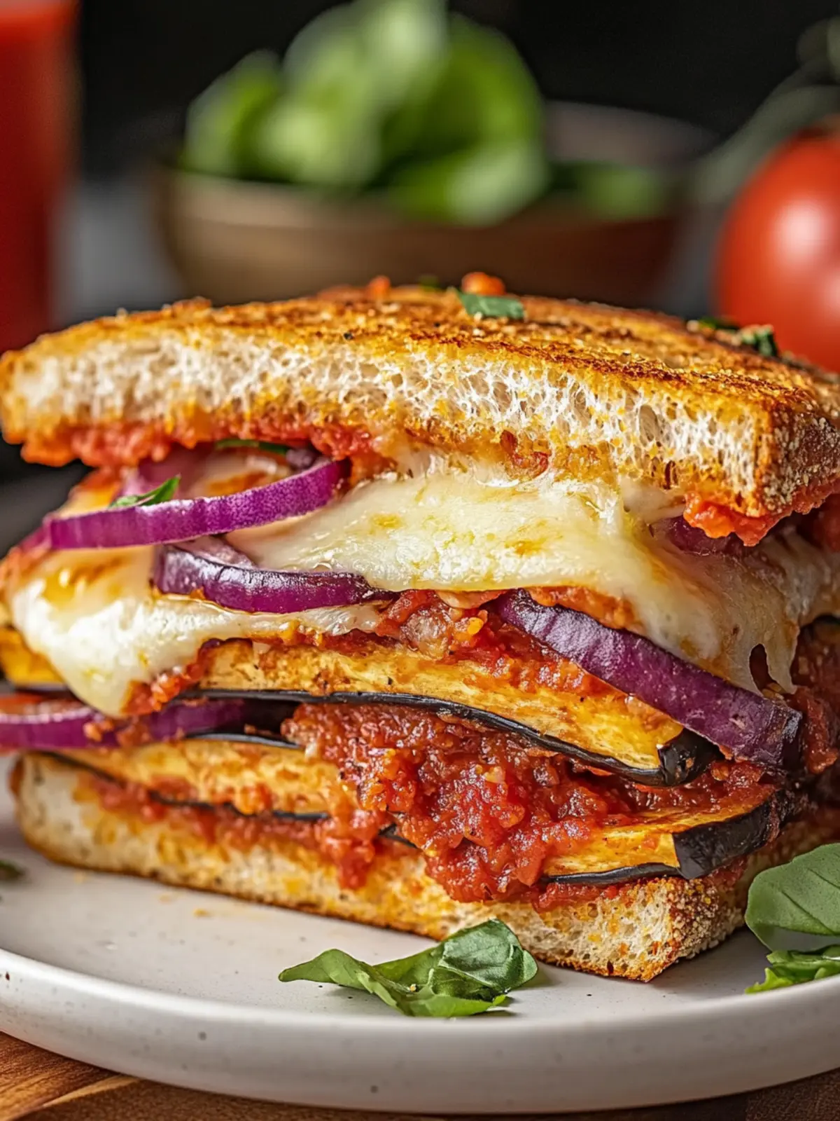 Eggplant “Parm” Sandwich