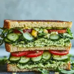 Green Goddess Salad Sandwich