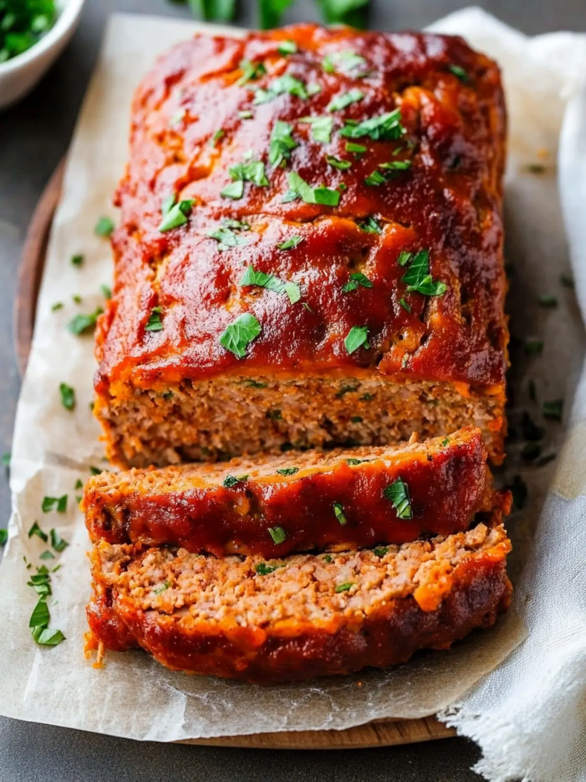 Sweet Potato Turkey Meatloaf