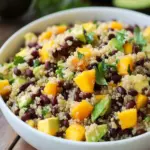 Quinoa Black Bean Salad {with Mango and Avocado}