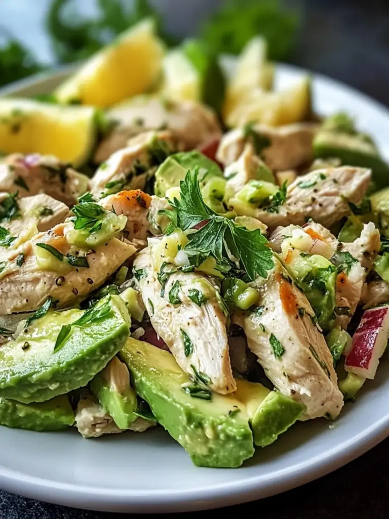 Avocado Herb Chicken Salad
