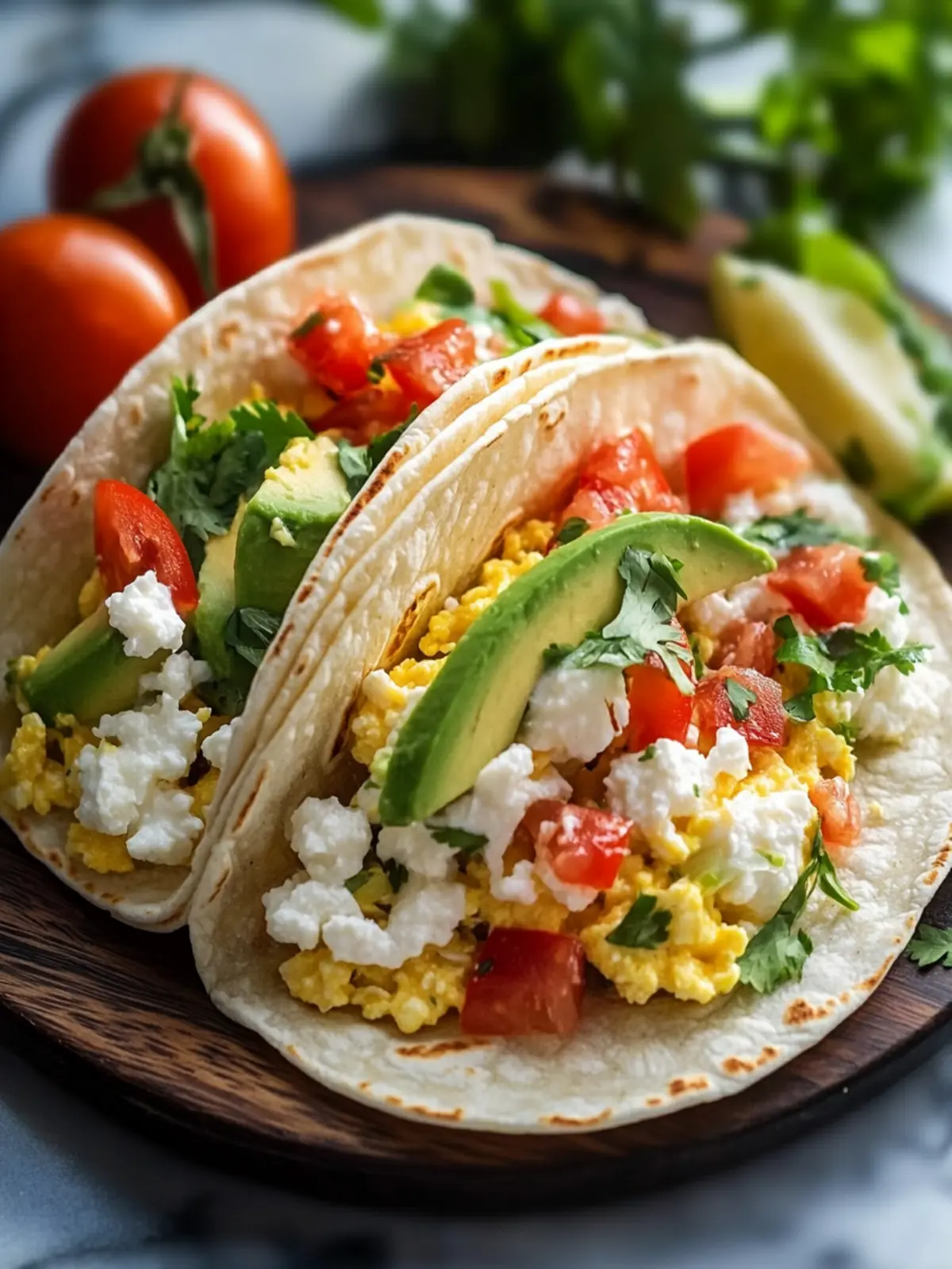 Healthy Cottage Cheese Breakfast Tacos
