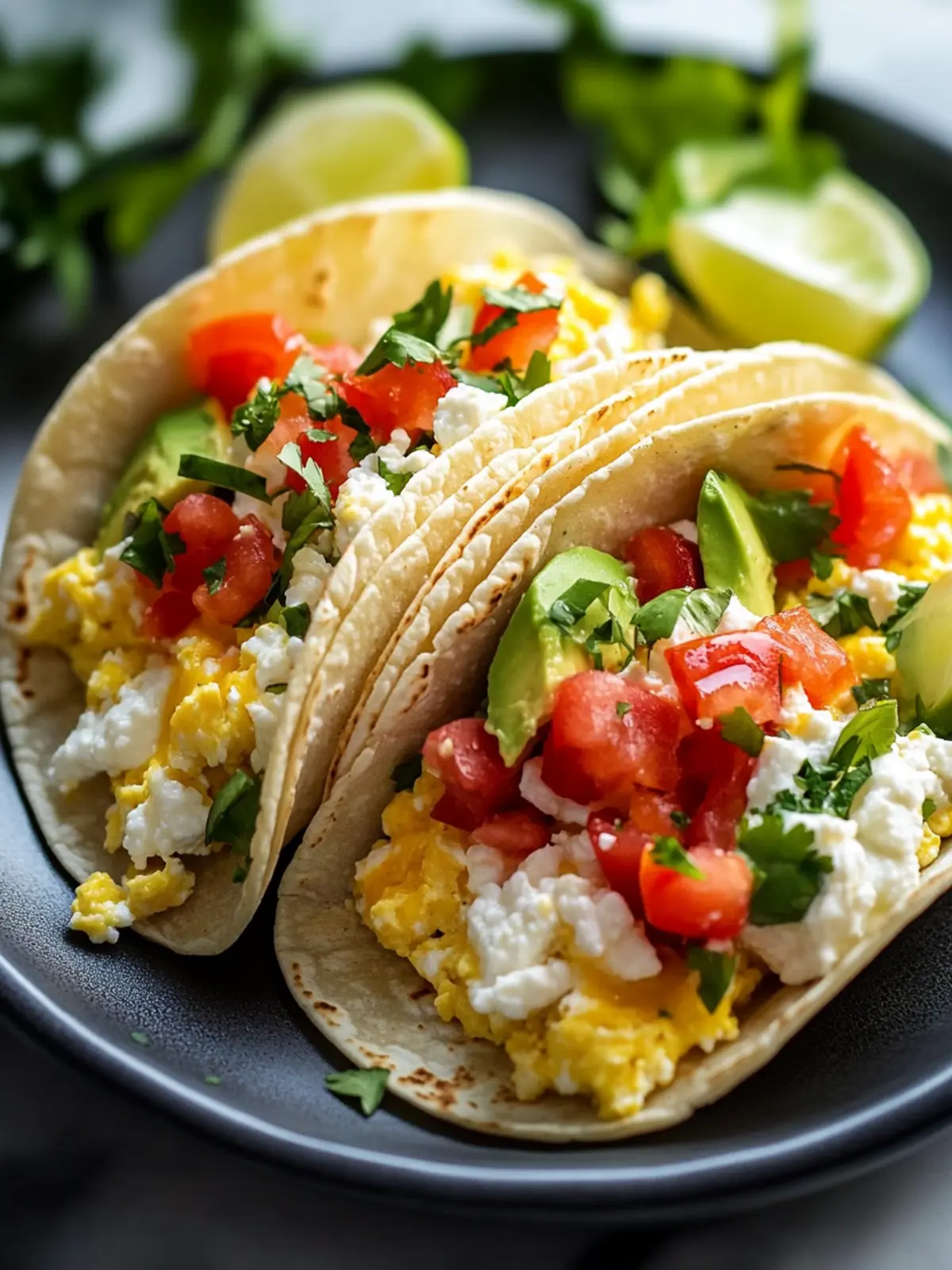 Healthy Cottage Cheese Breakfast Tacos