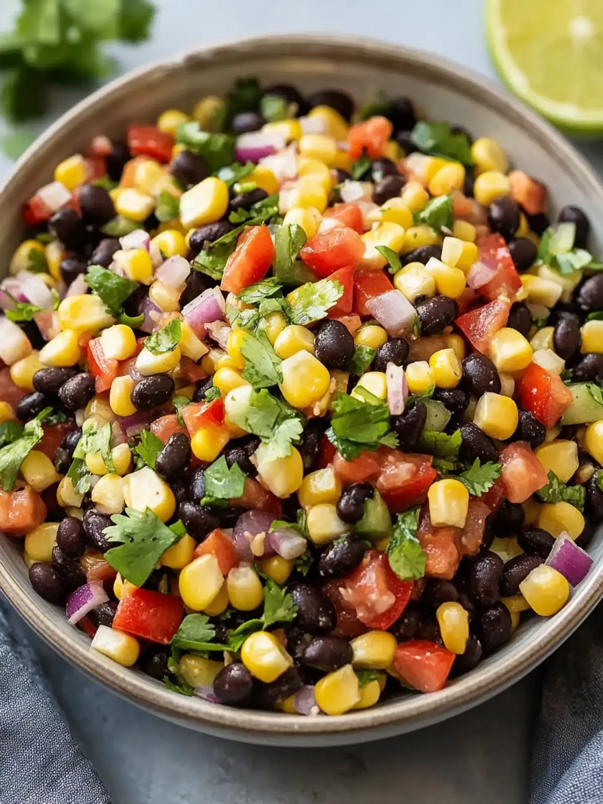 Corn and Black Bean Salad Recipe for Summer Vibes and Freshness 2 Corn and Black Bean Salad Recipe for Summer