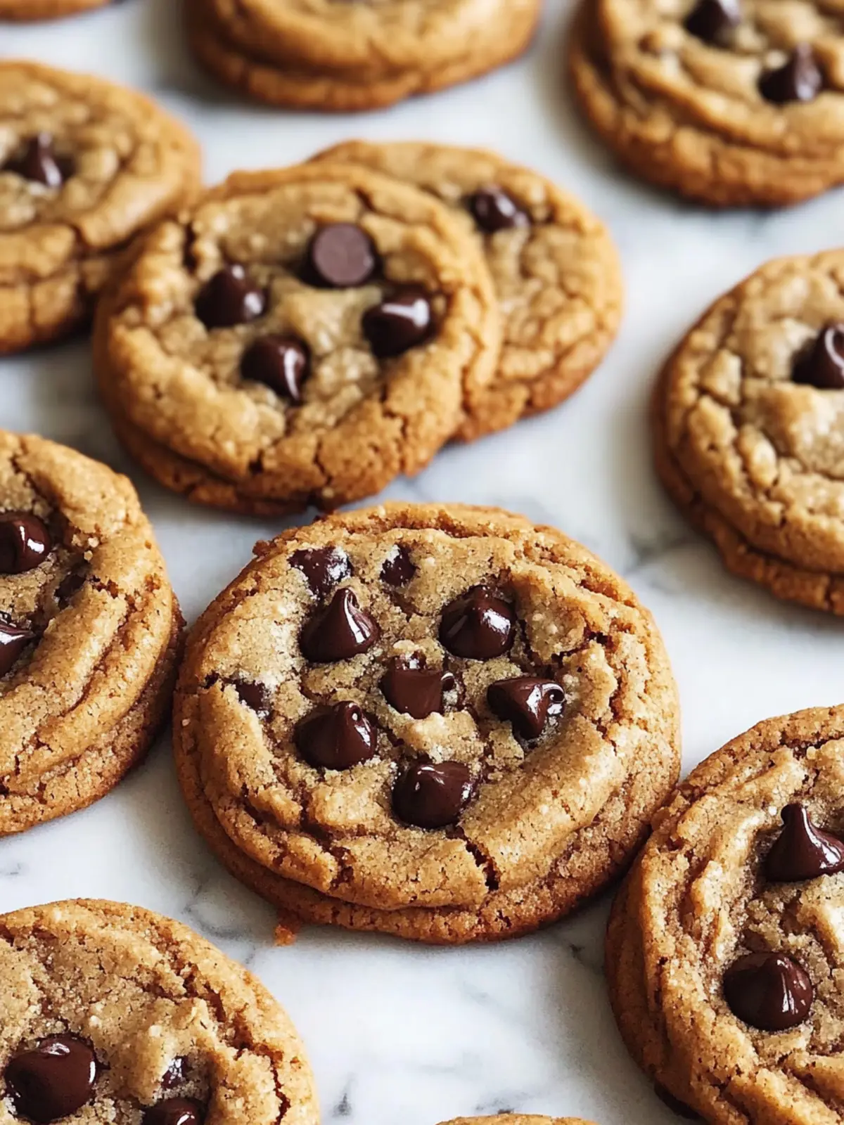 Flourless Peanut Butter Chocolate Chip Cookies