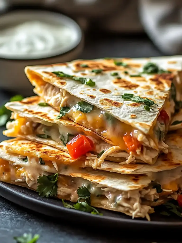 Easy High Protein Chicken Ranch Quesadilla: Quick, Delicious Meal