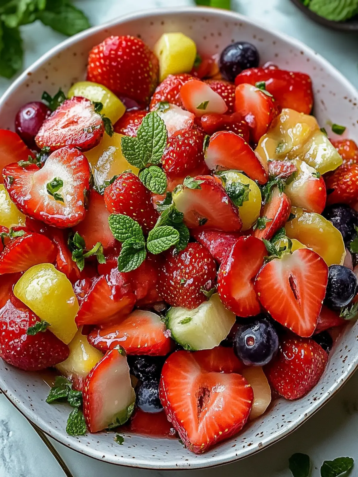 Refreshing Strawberry Lemonade Fruit Salad That’s Perfectly Sweet 2 Strawberry Lemonade Fruit Salad