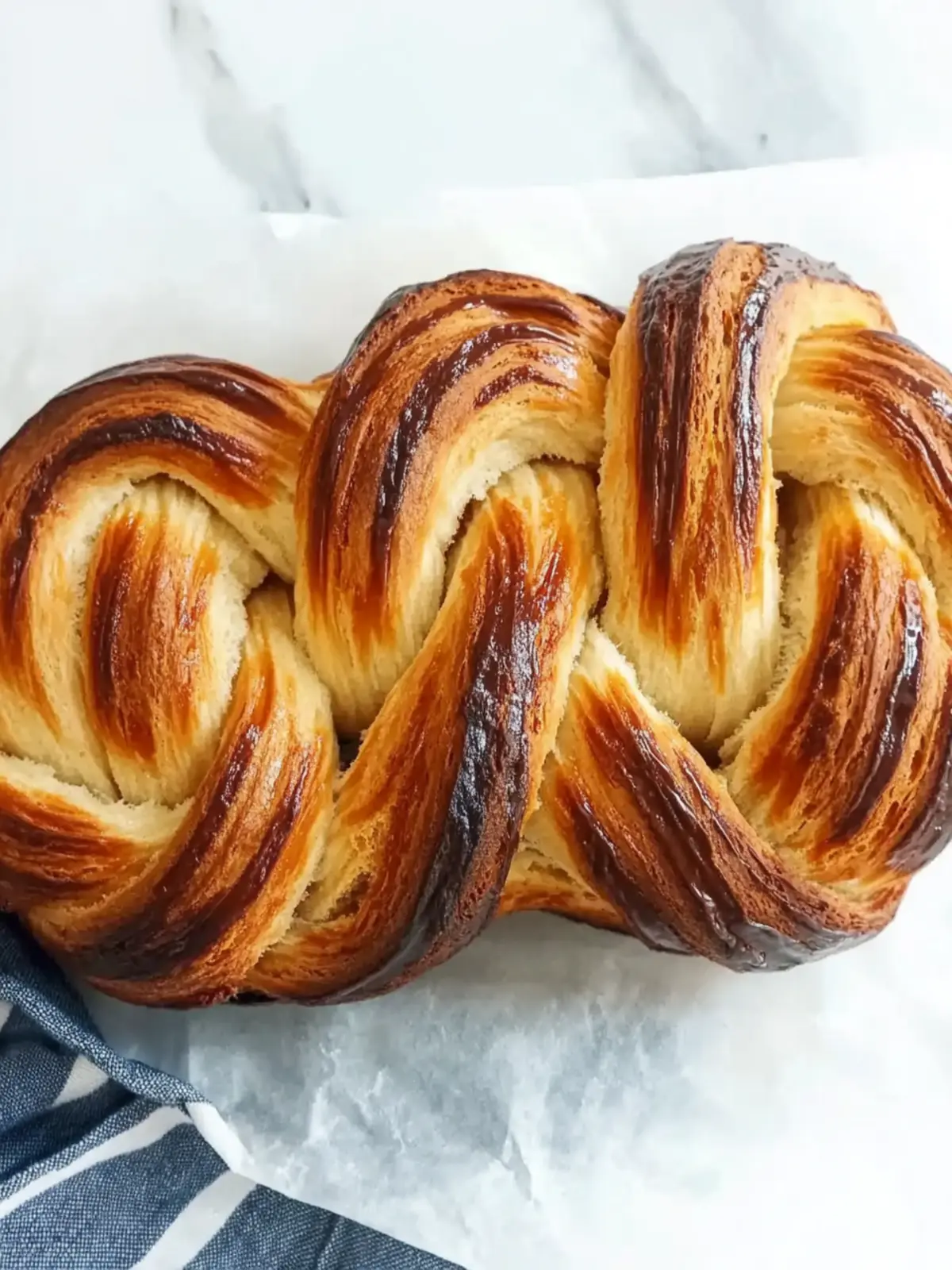 Braided Nutella Bread