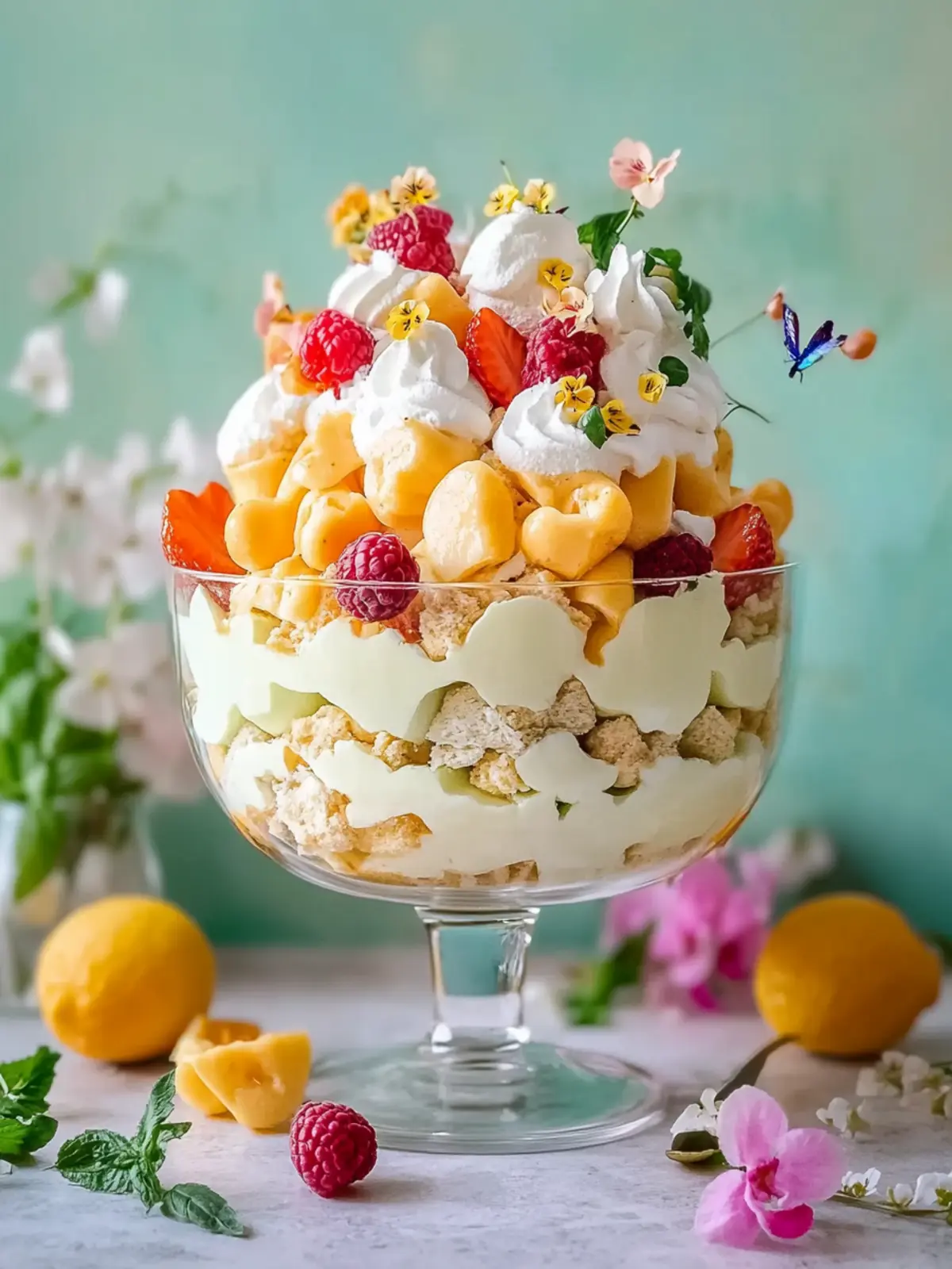 Colorful Trifle Delight: A Customizable Easter Treat 4 Trifle