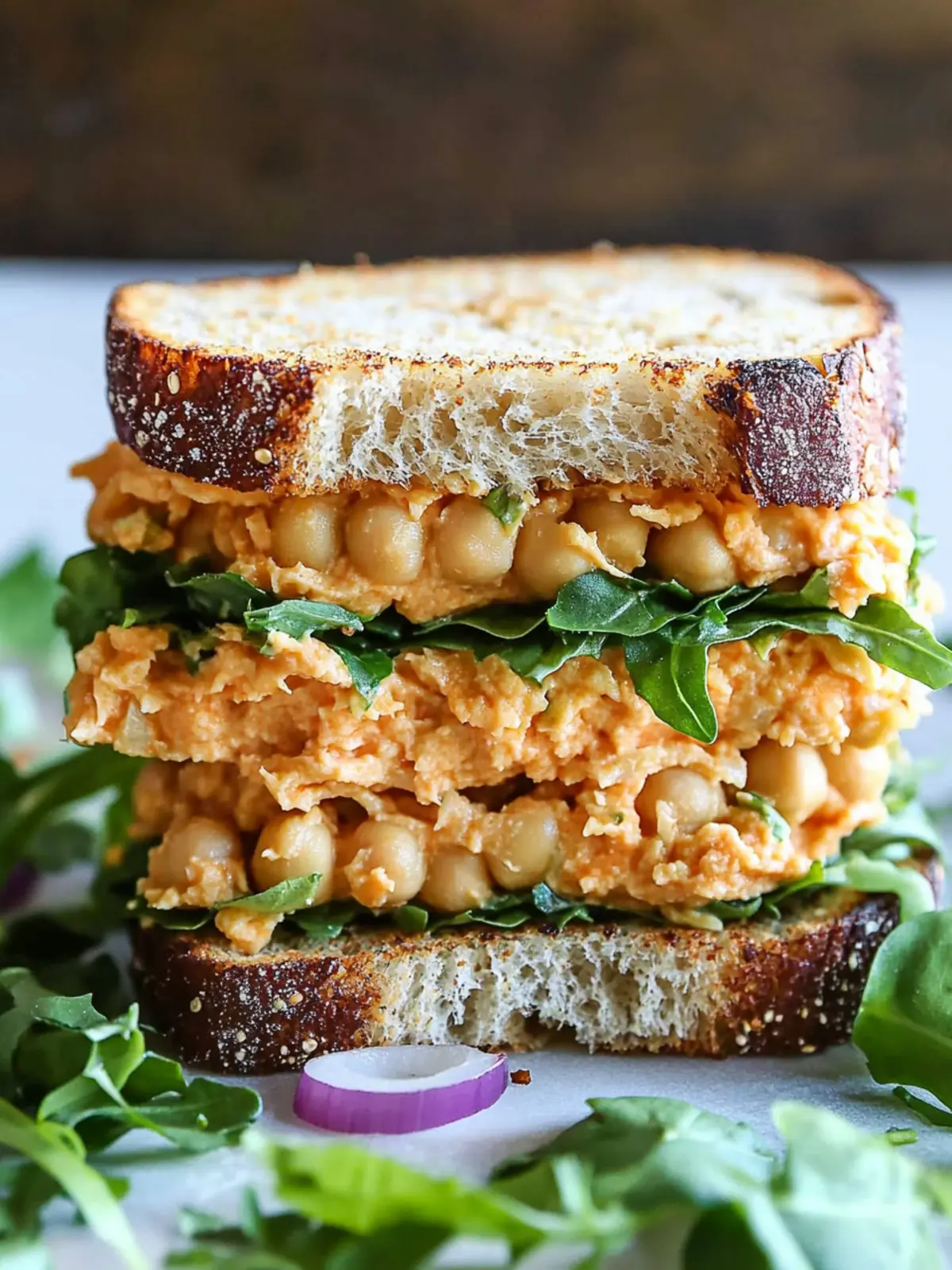 Buffalo Chickpea Sandwich