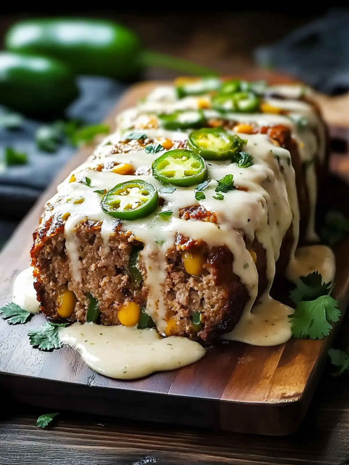 Smoky Jalapeño Popper Meatloaf: A Flavorful Twist on Comfort Food 2 smoky Jalapeño Popper Meatloaf