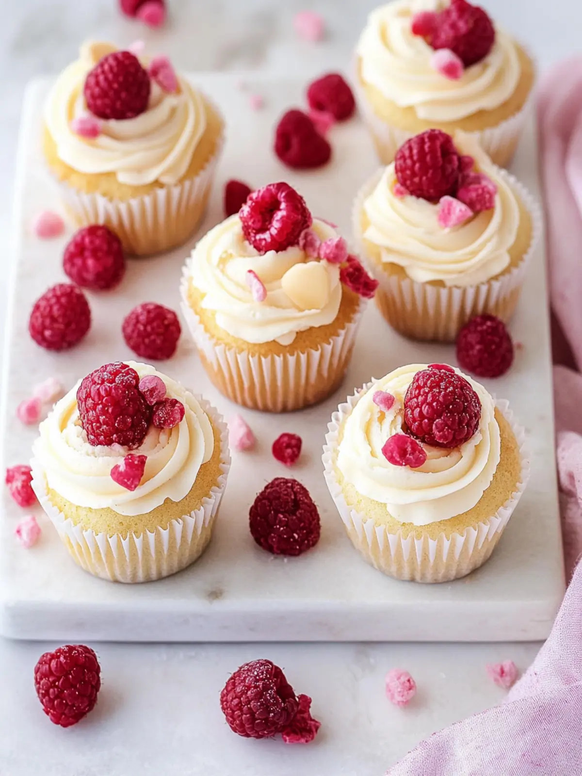Raspberry Raffaello Cupcakes: Mini Desserts for Mom's Joy 5 Raspberry Raffaello Cupcakes- Mini desserts dor mom