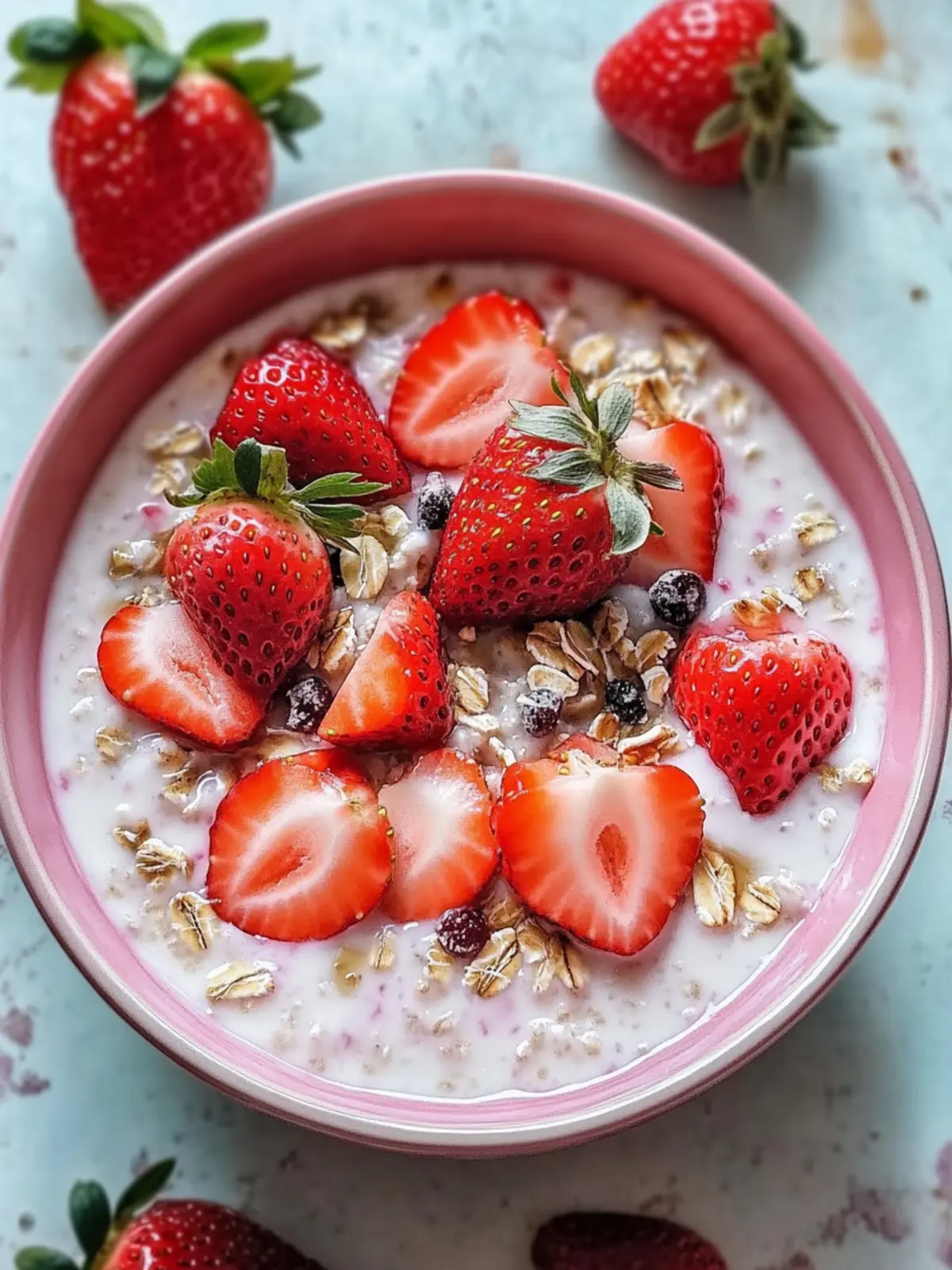 Strawberry Overnight Oats