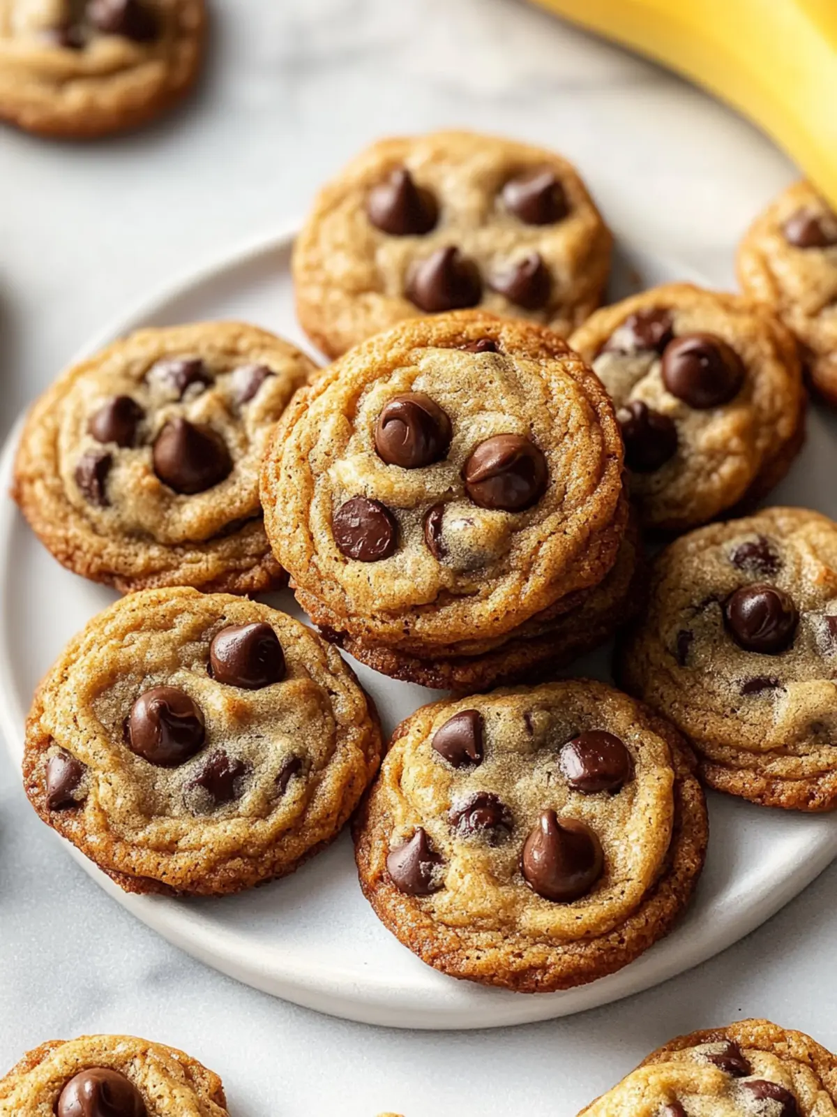 Chewy Banana Bread Chocolate Chip Cookies for Cozy Moments 3 Chewy Banana Bread Chocolate Chip Cookies!