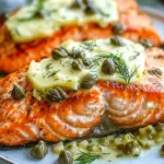 Melt-In-Your-Mouth Crockpot Salmon with Dill Butter & Capers 9 Tender Crockpot Salmon Recipe with Dill Butter and Capers
