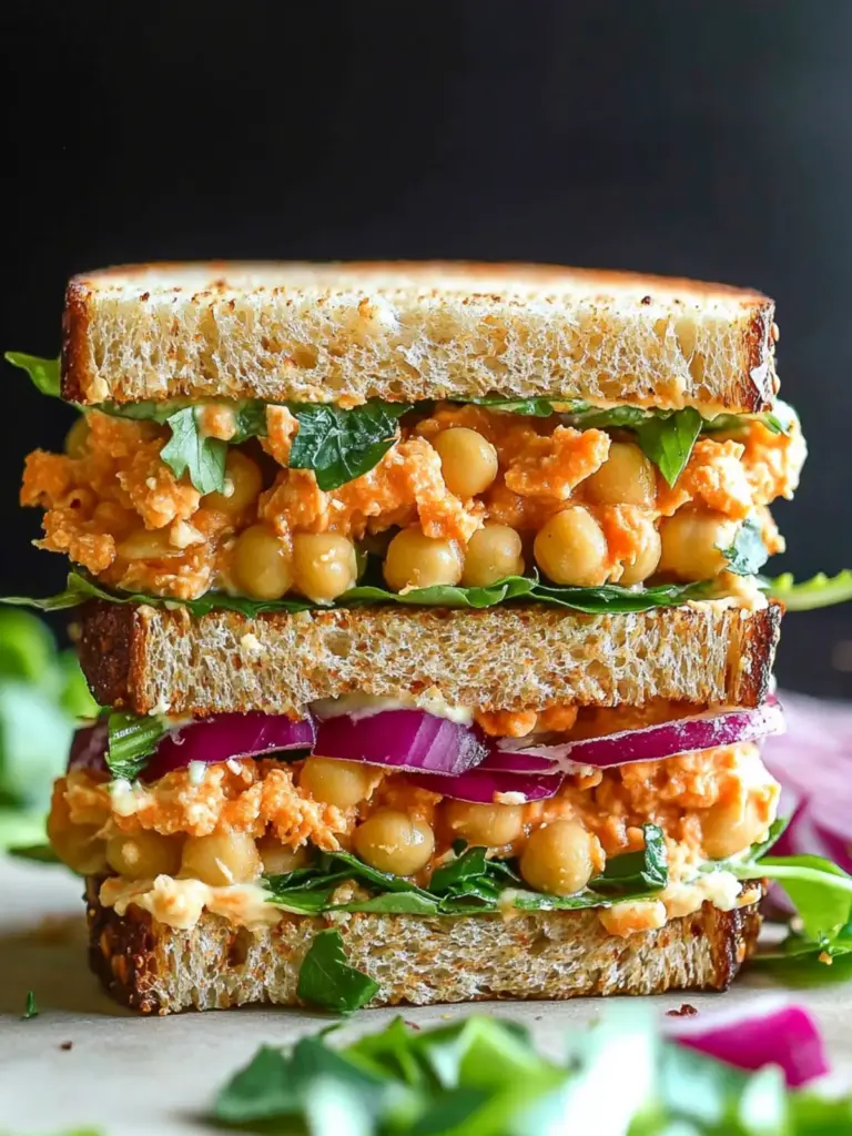 Buffalo Chickpea Sandwich
