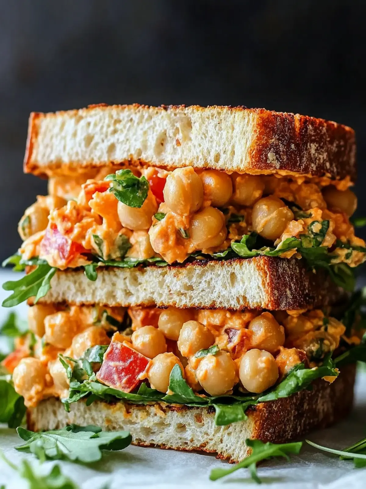 Delicious Vegan Buffalo Chickpea Salad Sandwich in 10 Minutes 3 Vegan Buffalo Chickpea Salad Sandwich