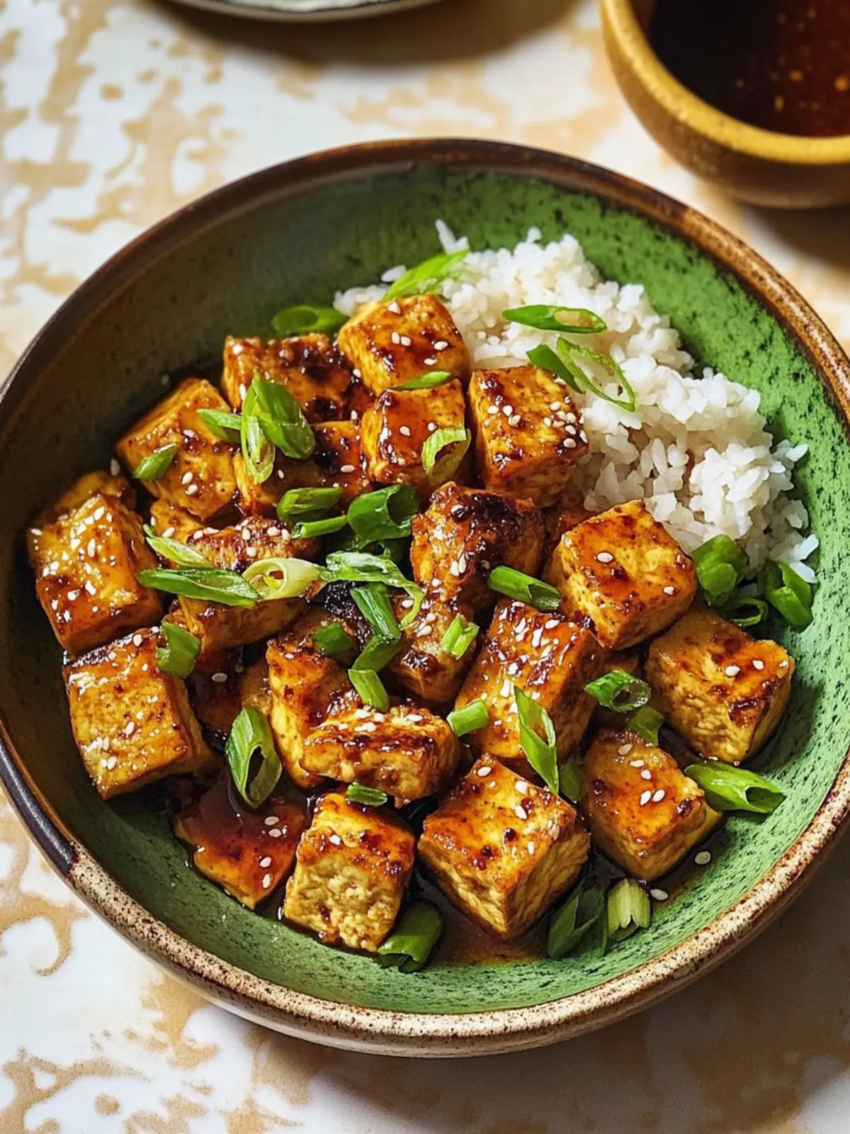 Crispy Maple Tofu