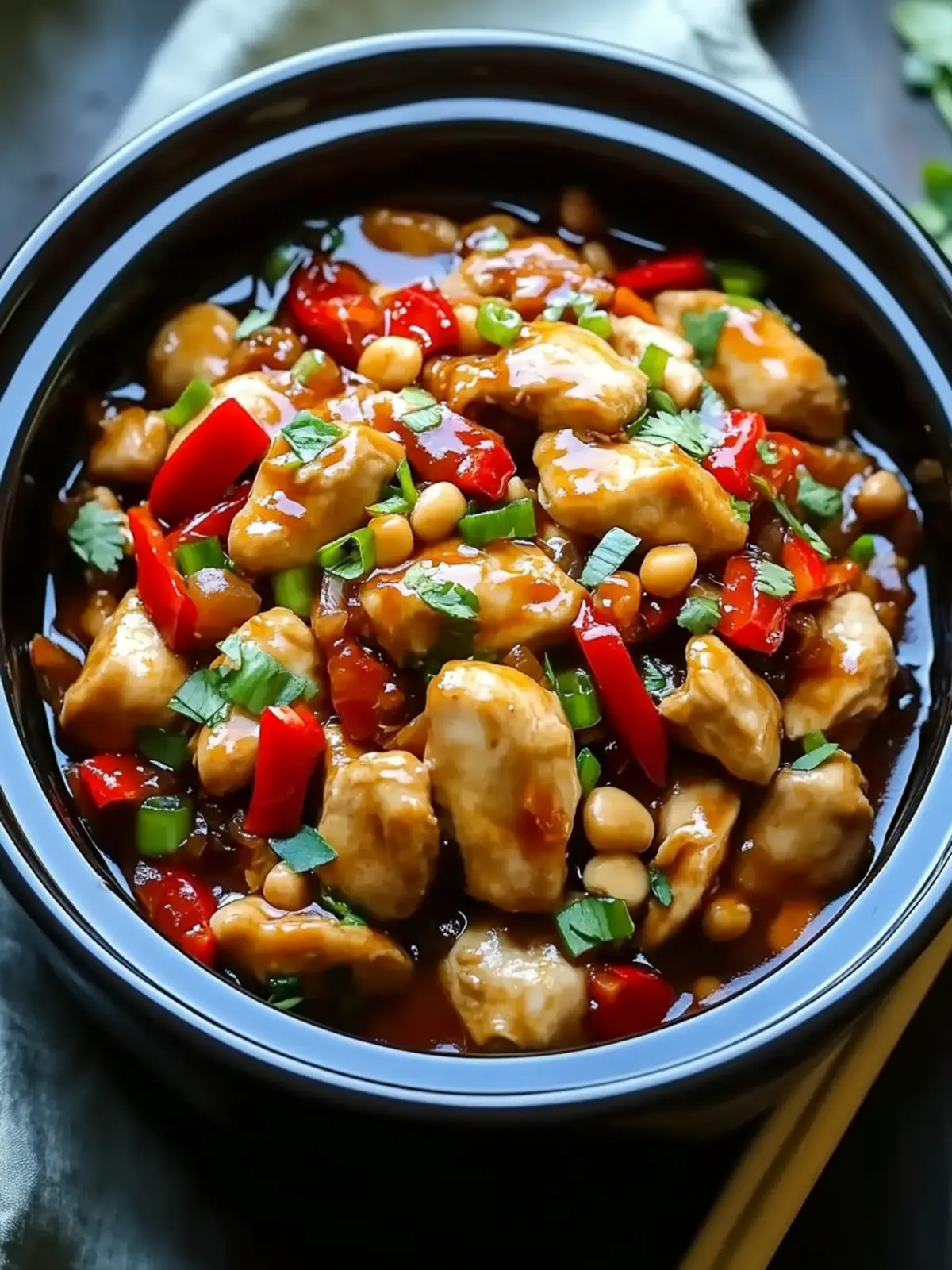 Crockpot Kung Pao Chicken