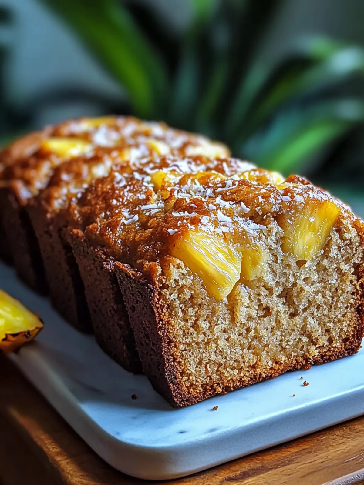 Coconut Pineapple Banana Bread