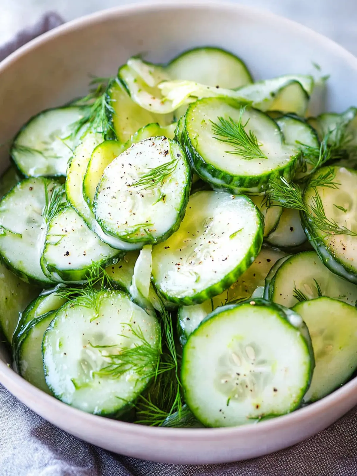 Creamy Cucumber Salad