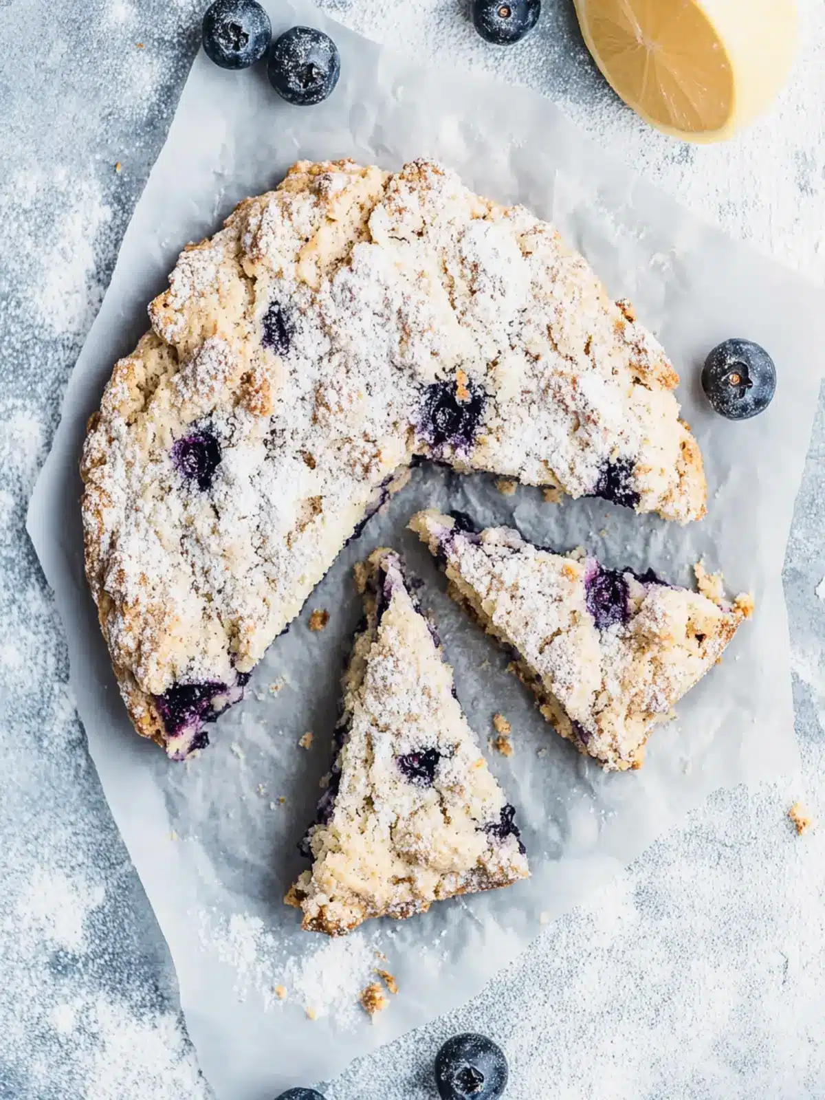 Blueberry Streusel Scones