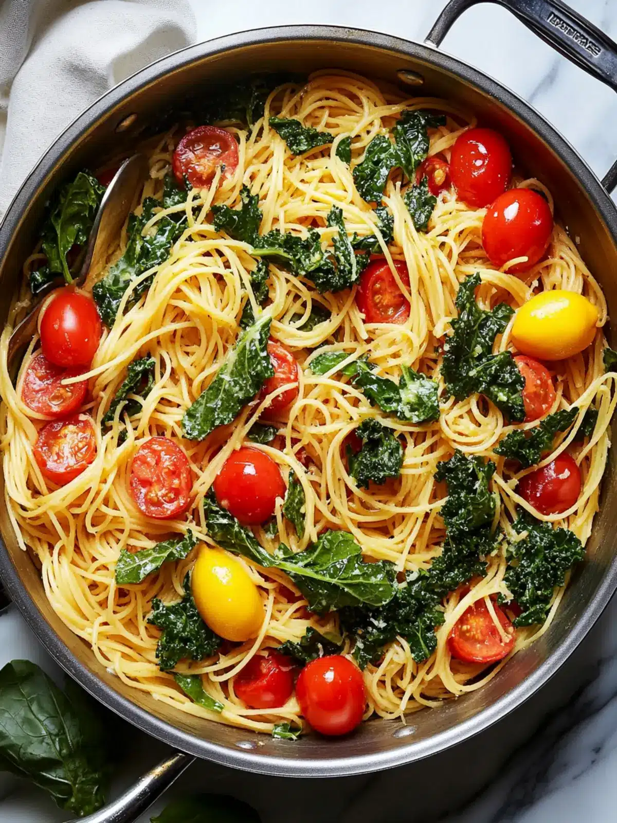 Kale, Tomato, and Lemon Magic One-Pot Spaghetti Bliss 2 Kale, Tomato, and Lemon Magic One-Pot Spaghetti